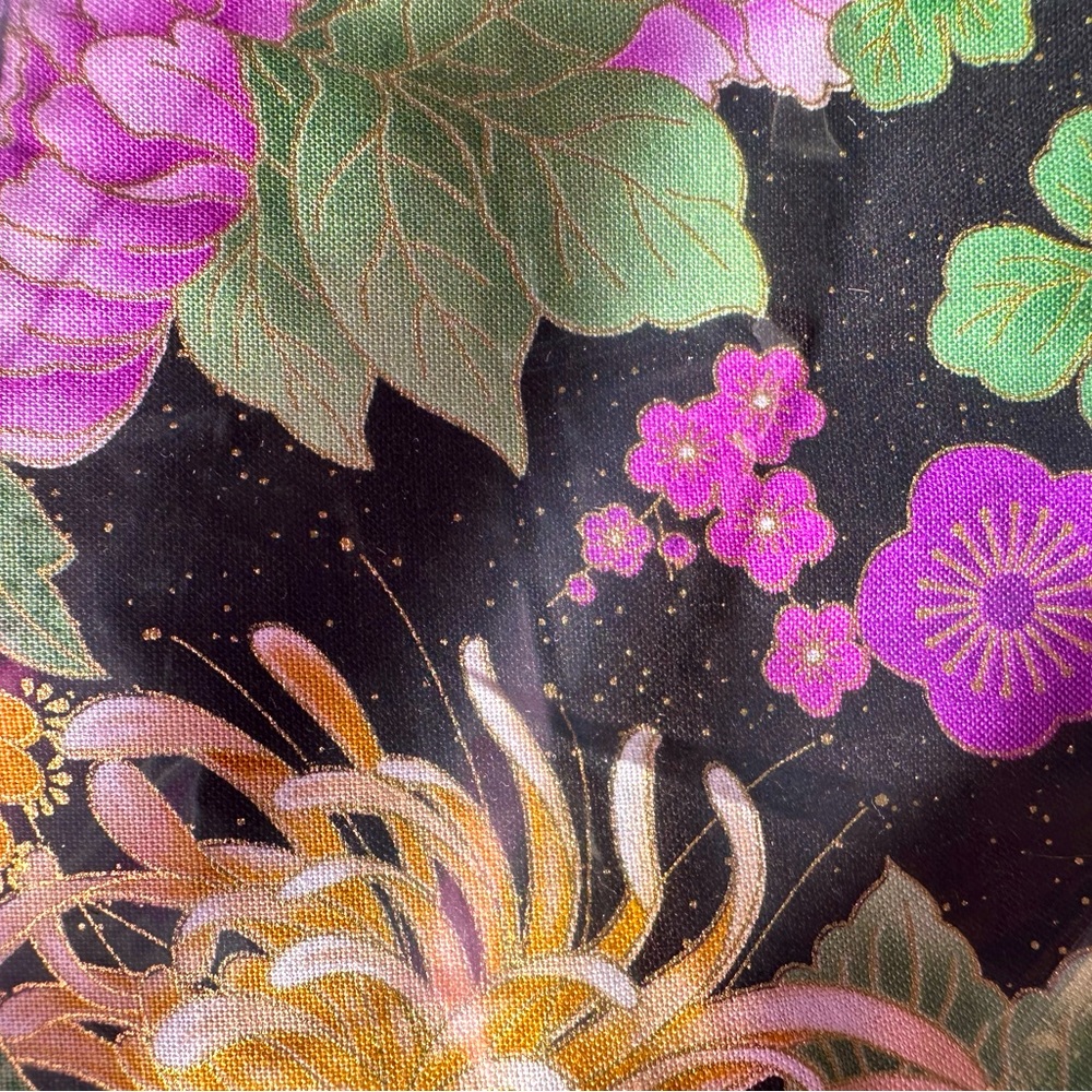 Retrolicious Purple Metallic Floral Dress - Picture 12 of 12